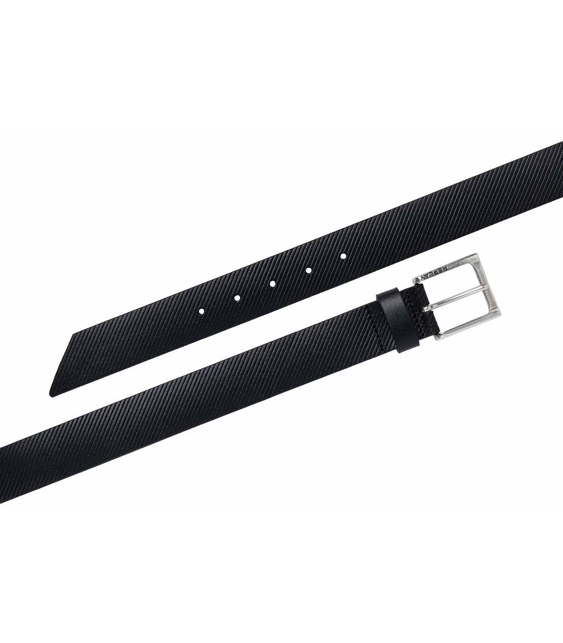 プレーンクラストレザーベルト 詳細画像 ブラック 2